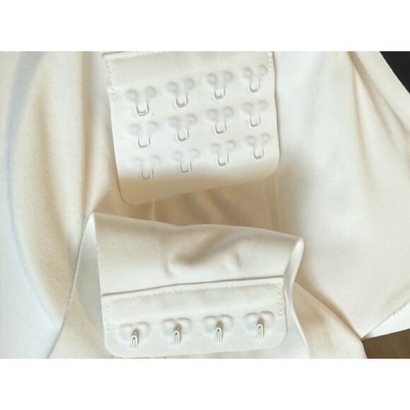 Honeylove V-Neck Bra 40C/D 1X White Wireless Sculpting Support Stretch - Picture 7 of 10